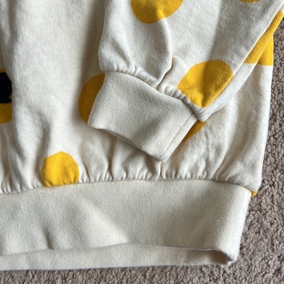 Arket Puff Sweatshirt Yellow Dot Floral - Picture 3 of 6